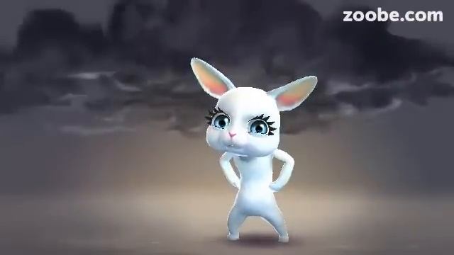 Зайка Zoobe - Папа с лестницы упал ))) смотреть онлайн