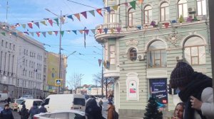 Харьков сегодня. Гор совет, пл Конституции. 1 мин. Февраль 2022