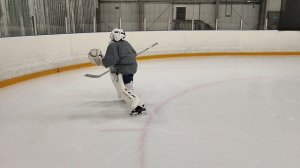 Т-образное перемещение с разворотом спиной вперед