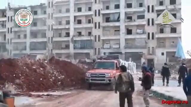 26 02 2016 Сирия, Алеппо Городские уличные бои ⁄ Syria, Aleppo Urban street battles смотреть онлайн