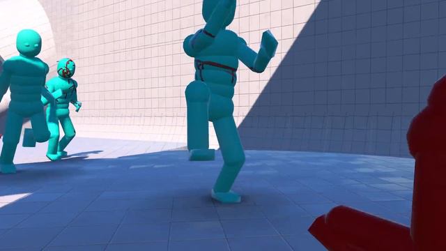 Dynamic AI Fights with Weapons in Realistic Simulations! (with Active Ragdoll Physics) смотреть онлайн