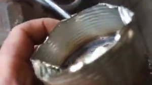 сварка консервной  банки электродом-3