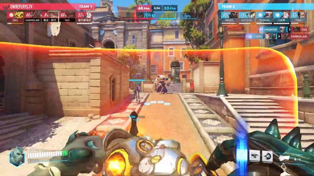 Rein & Doom vs counter by NSQSQ — Overwatch 2 Replay X73W3H
