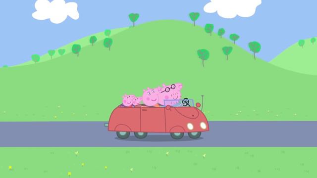 Свинка Пеппа- Едем едим в соседнее село смотреть онлайн