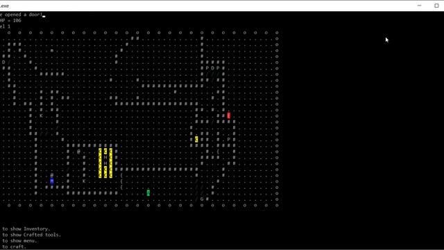【Code哲】C++ Roguelike Crawler ASCII Style | Terminal Game Project