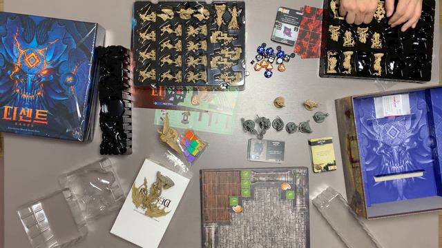 [디센트: 암흑의 전설] 언박싱, Descent: Legends of the Dark, Unboxing смотреть онлайн