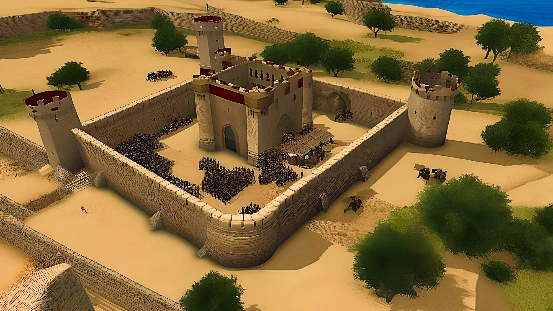 Stronghold Crusader HD 🏰 Игры Крестоносцев ⚬ 12. Ручей   @fireflyworlds