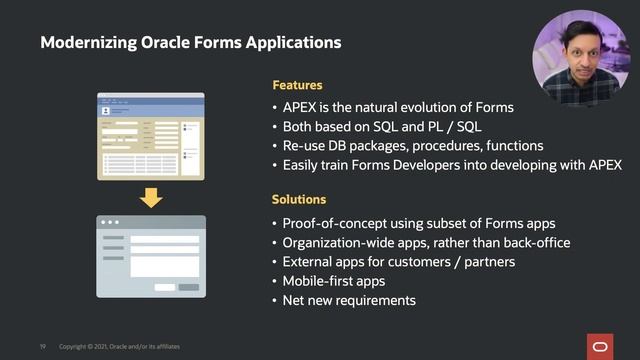 Low-code development with Oracle APEX