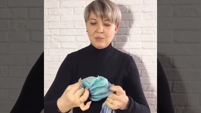 Как красиво завязать шарф. 7 часть. смотреть онлайн
