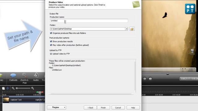 how to save camtasia studio file (avi,mp4,mp3 etc) смотреть онлайн