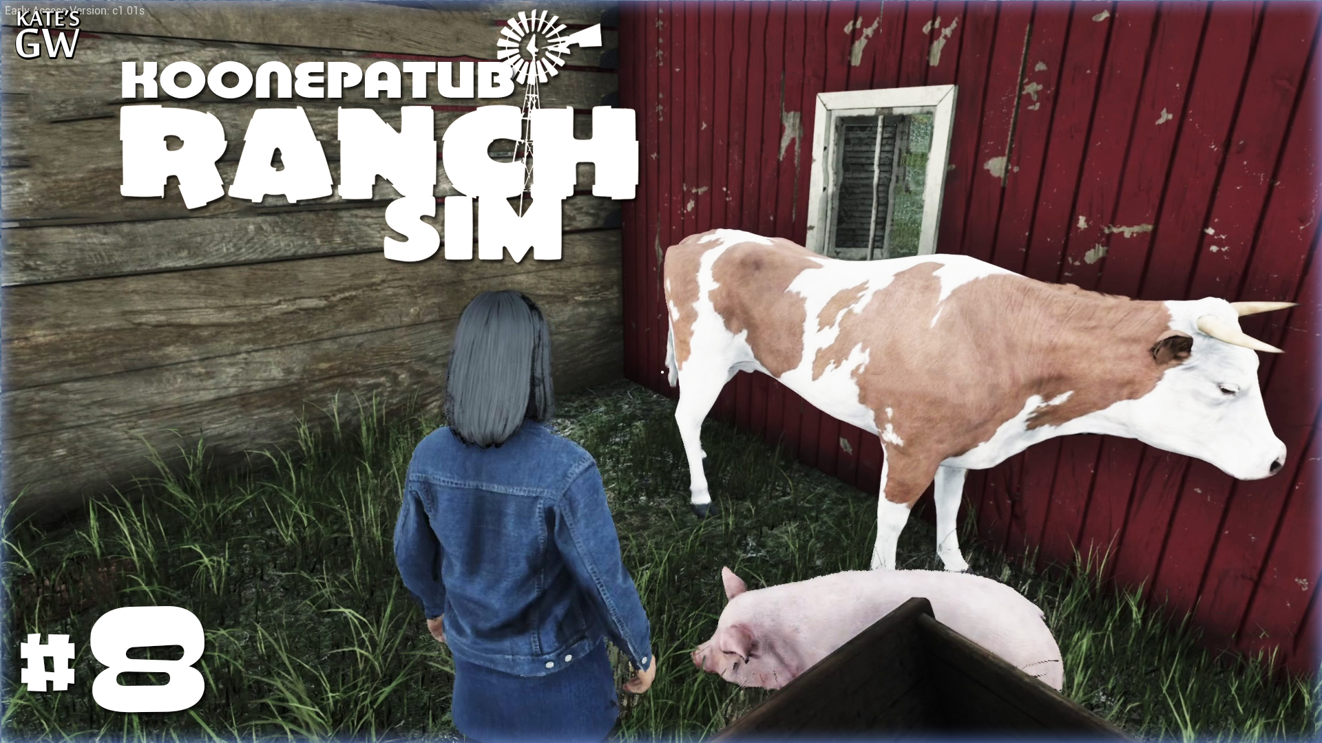 Ranch Simulator - Build, Farm, Hunt➤Дом построили,посевы посадили, поросят вырастили.➤КООПЕРАТИВ ➤#8