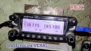 QSO с Канадой VE3UG Rick из Торонто через #EchoLink