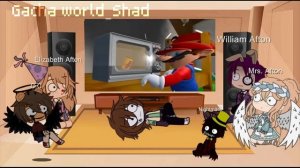 Afton Family Reacts To "SMG4 My Roommate Mario" || Gacha club ||