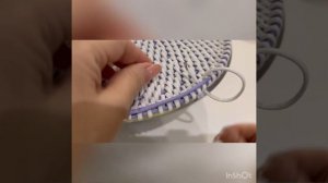 МК Плетение бортика в технике корневого плетения для круглого донышка
