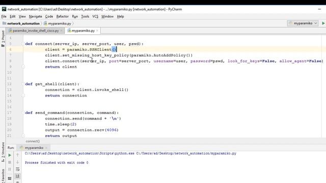 Network Automation: Using Paramiko with Python for Network Automation смотреть онлайн