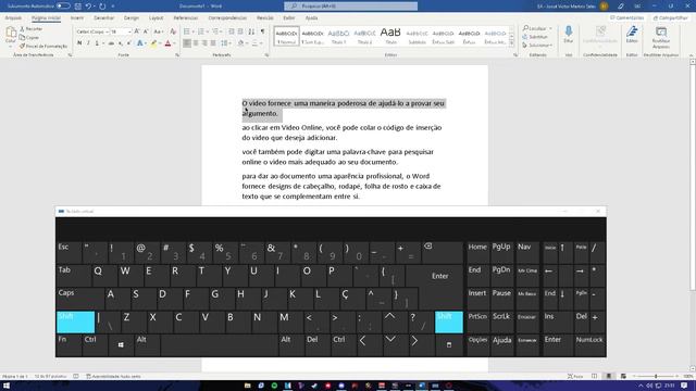 COMO UTILIZAR O ATALHO (SHIFT+F3) NO WORD PARA COLOCAR A PRIMEIRA LETRA DO PARÁGRAFO EM MAÍUSCULA смотреть онлайн