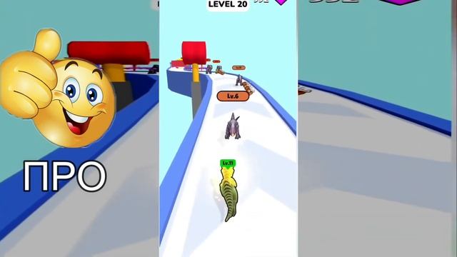 НУБ против ПРО против ЧИТЕРА. Эволюция динозавров//Dino Thrash смотреть онлайн