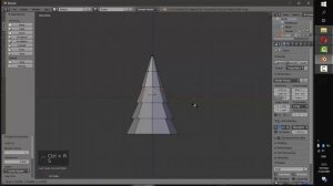 Низкополигональная елка в Blender