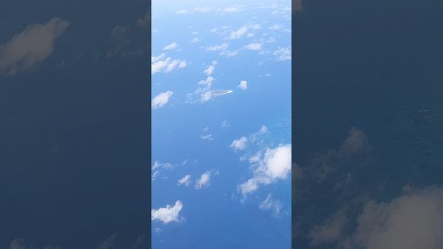 Hello Seychelles! Landing at the beautiful runway at Mahe International Airport, Seychelles