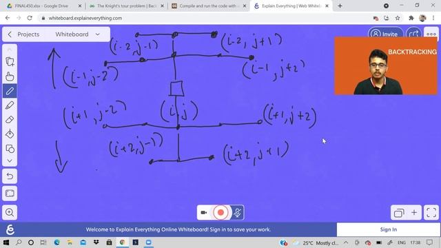 The Knight’s tour problem | Backtracking | DFS | Love Babbar DSA sheet смотреть онлайн