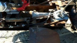 Вывоз навоза  -  испытание самодельного  мини трактора !!!