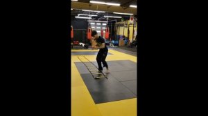 Speed Ladder Drills for Judo, Тренировка на координационной лесенке для дзюдо.