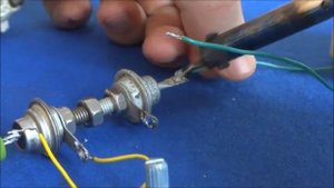 Импульсный ДИММЕР на тиристоре КУ202М для управления мотором