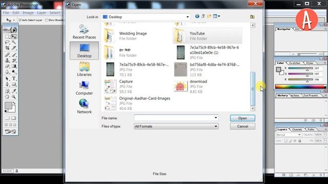 How To Open WhatsApp Image In Photoshop | WhatsApp फोटो को Photoshop में कैसे Open करें | हिंदी में смотреть онлайн