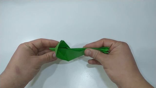 Динозавр из бумаги. Динозавр оригами. A paper dinosaur. Origami Dinosaur смотреть онлайн