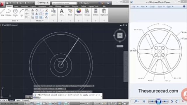 2D Autocad Tutorial смотреть онлайн