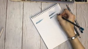 Сравнение цветных графитовых карандашей Derwent Graphitint и Сонет в раскрасках