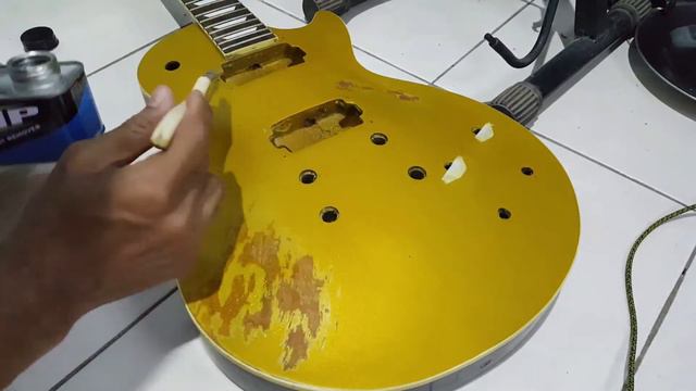 How to Make My Les Paul Leight Relic Guitar смотреть онлайн