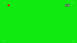 Футаж: Дисплей видеокамеры #2 | Видоискатель на зеленом фоне в хорошем качестве (Хромакей Footage)