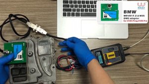 How to Read DME ISN on Bench of BMW MEVD17 with VVDI Prog Programmer and BOSH ECU Adapter