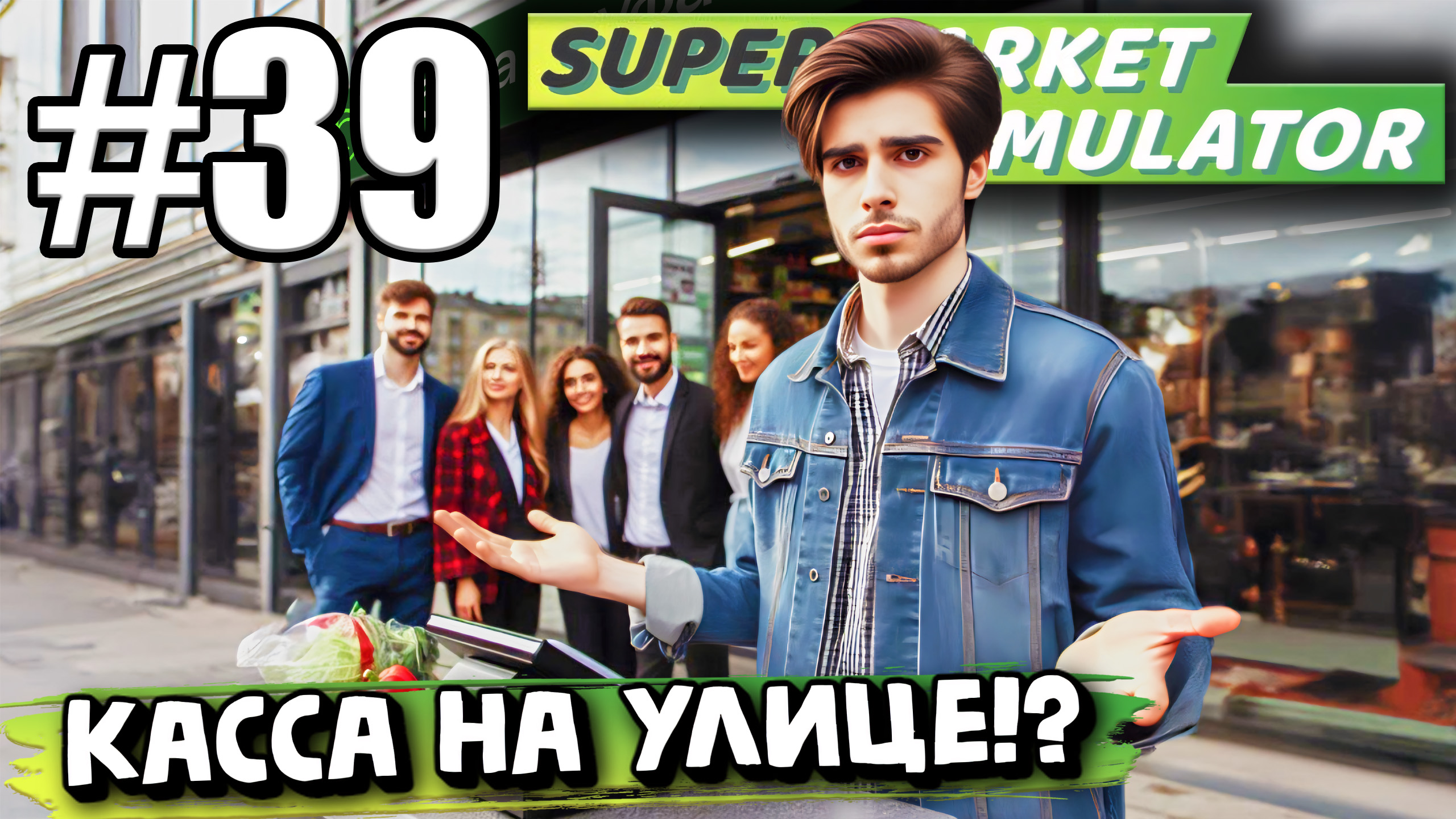 КАССА С ПОДСВЕТКОЙ НА СВЕЖЕМ ВОЗДУХЕ! ПРОДОЛЖАЕМ РАЗВИВАТЬСЯ В ► Supermarket simulator #39