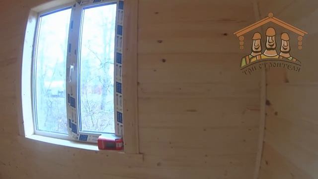 Каркасно-щитовой дом 6х6 метров от "Три Строителя" ||| Видео обзор смотреть онлайн