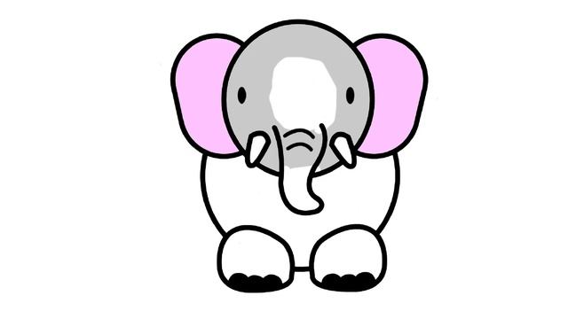 Как нарисовать лошадь, слон и дельфин | Раскраски детей HD | Рисование и окраска смотреть онлайн