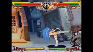 Darkstalkers Resurrection Felicia gameplay