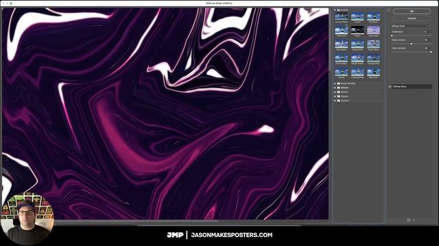 Creating a Liquid Metal Abstract in Photoshop смотреть онлайн