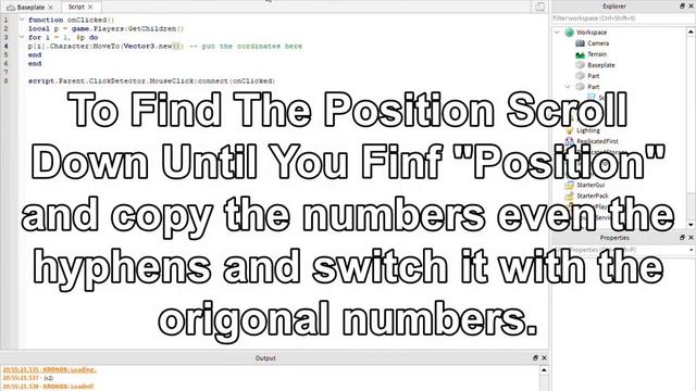 How To Make A Clickable Teleporter In Roblox Studio смотреть онлайн