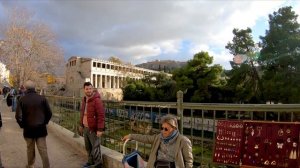 [4K] Athens Greece, Monastiraki and Agora Cafes Walking Tour