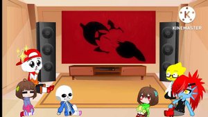 Undertale React to NightMare(Mode)!Sans Vs Beast Bendy Part 2 //Request//GachaClub