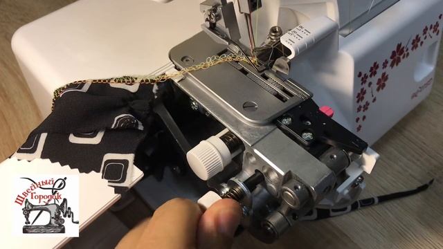 Janome HQ-075.Бытовой оверлок за 200$. смотреть онлайн