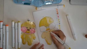 Рисуем уточку ЛАЛА ФАНФАН.