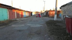 Vespa PXZ 150 На "Веспе" зимой.