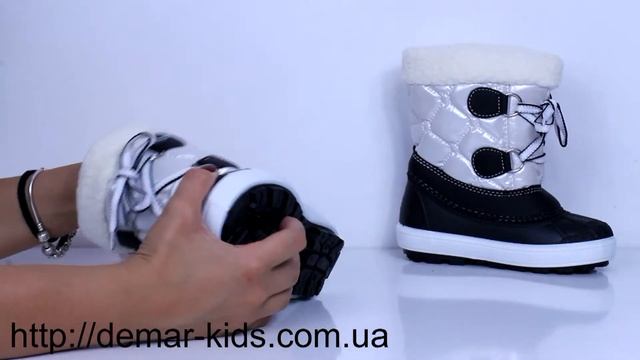 Зимние дутики Demar FURRY с белые смотреть онлайн