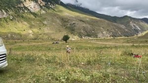 Путешествие по Северному Кавказу с семьёй на машине. Чегем. жизнь в палатке. Часть 1