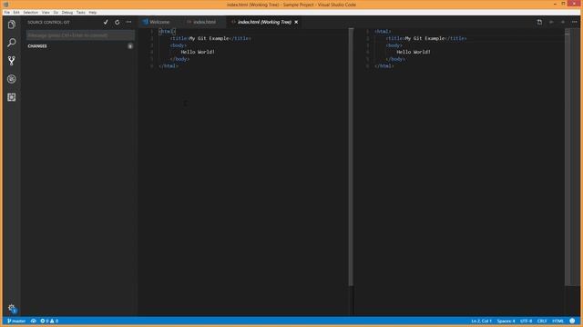 How to commit changes and push them in Visual Studio Code смотреть онлайн