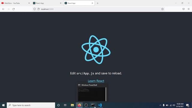 Hello World Tutorial React | Reactjs hello world | React First project | React Tutorial for beginne