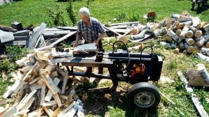 Самодельный дровокол гидравлический